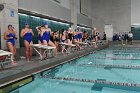 Swimming vs Babson  Wheaton College Swimming vs Babson College. - Photo By: KEITH NORDSTROM : Wheaton, Swimming, Babson